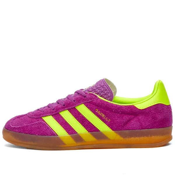 Adidas hot sale purple yellow