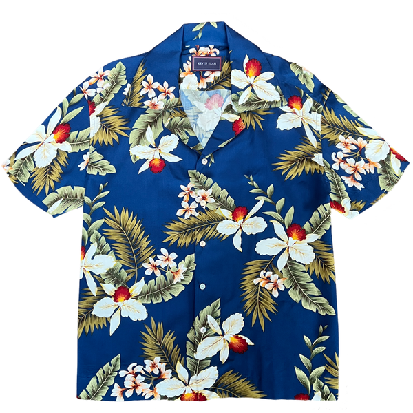 MAJESTIC BLUE HAWAIIAN RAYON