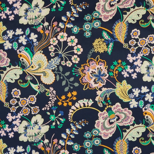 Floral Symphony Silk Satin