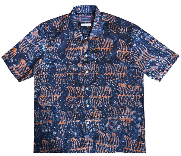 African Batik Print Short Sleeve Shirt