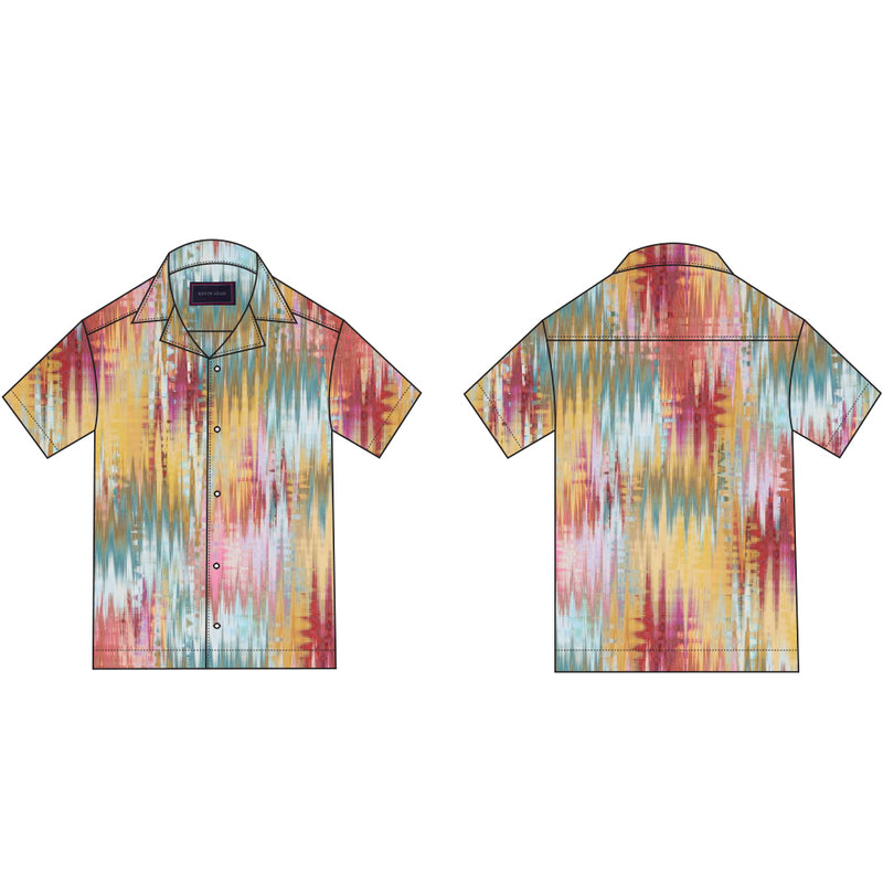 Glitch Tana Lawn™ Cotton - Red / Yellow