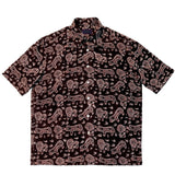 Block Print Short Sleeve Shirt - Tiger & Lion