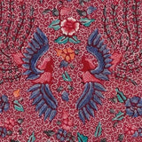 "Sawung Tanahan" (Rooster w Floral) Motif Hand Drawn Indonesian Cotton Batik Tulis