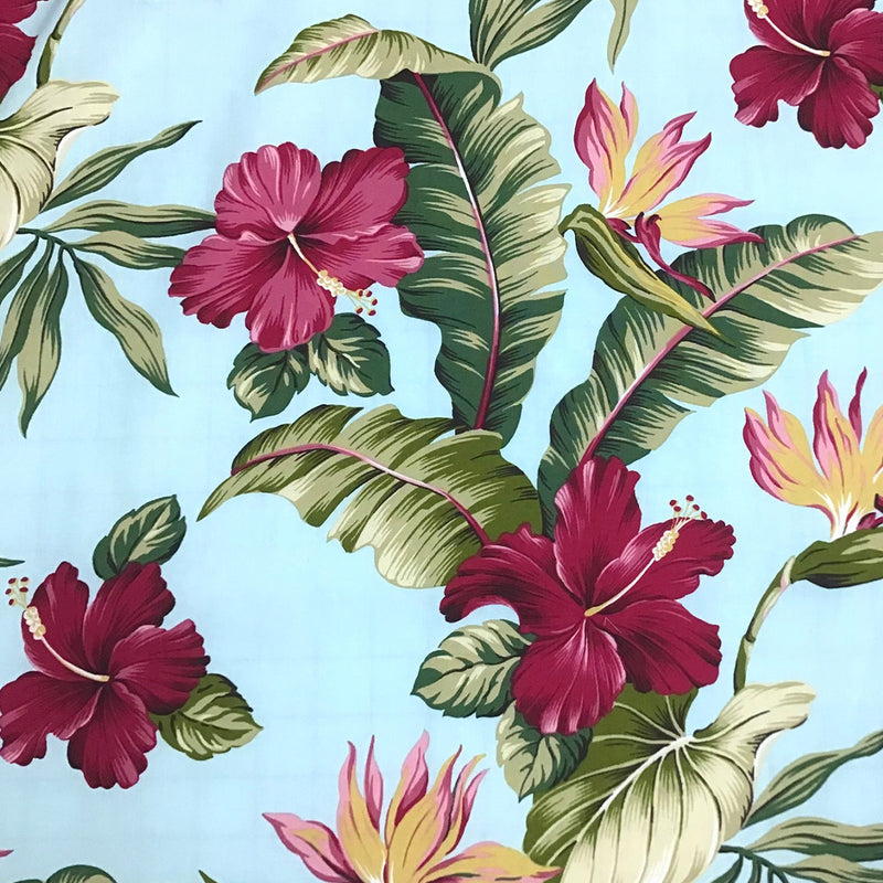 Tropical Hawaiian Cotton Print