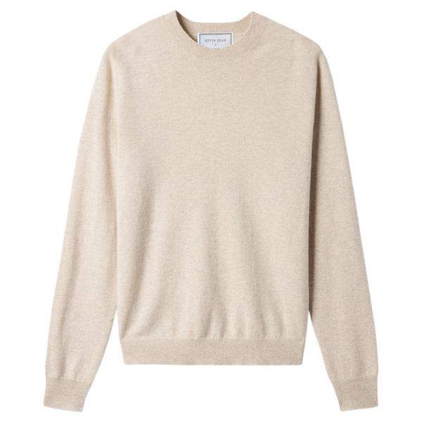 Cotton Cashmere Sweater - Oatmeal