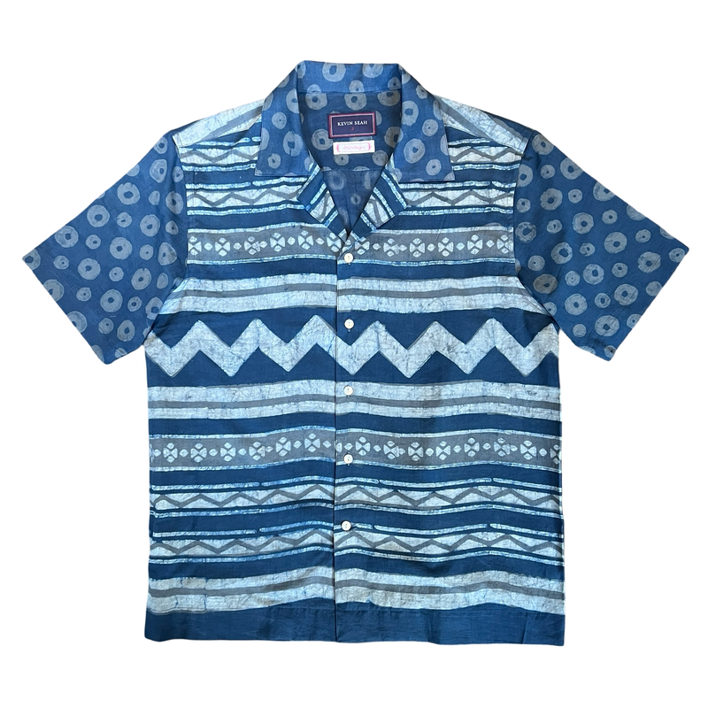 Block Print Short Sleeve Shirt