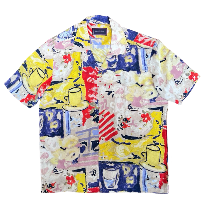 Printed Rayon Hawaiian Shirt