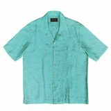 CAMP COLLAR LINEN SHORT SLEEVED SHIRT