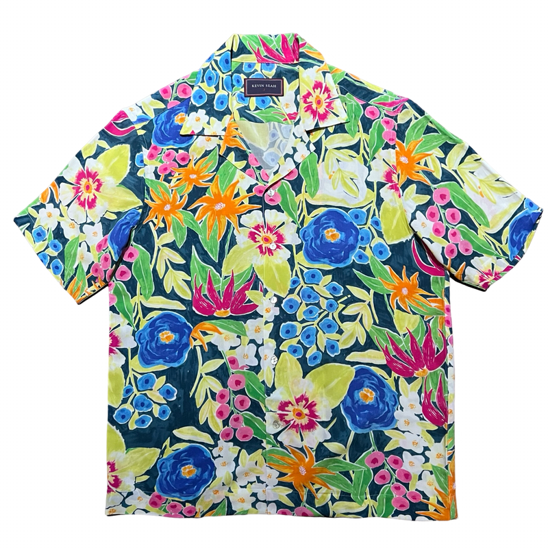 Printed Rayon Hawaiian Shirt