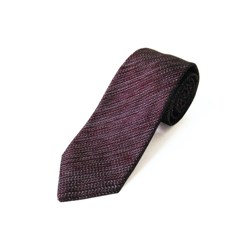 Kasuri Mix Thai Tie (Wine x White)